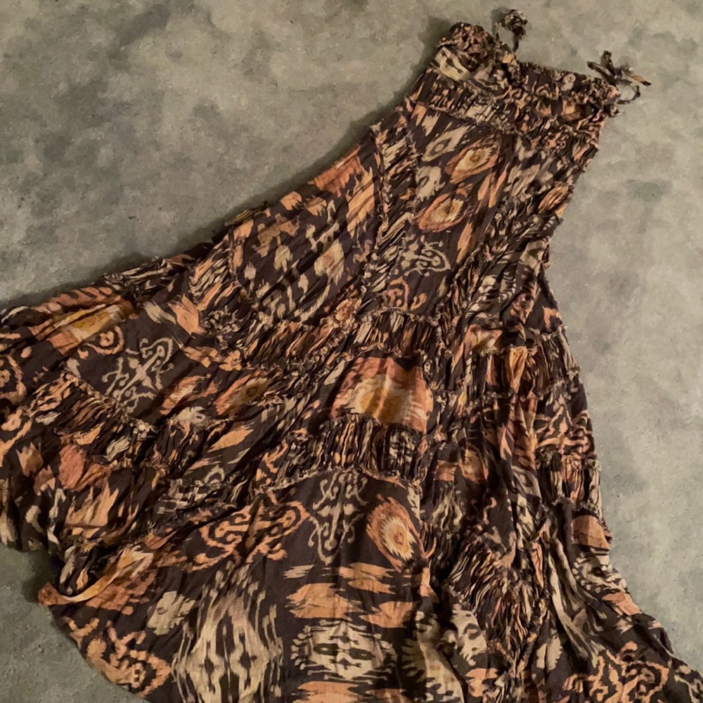 ALL SAINTS spitalfields aztec maxi dress